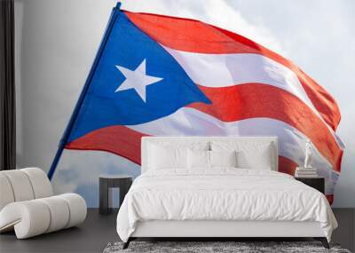 Puerto Rico flag Wall mural