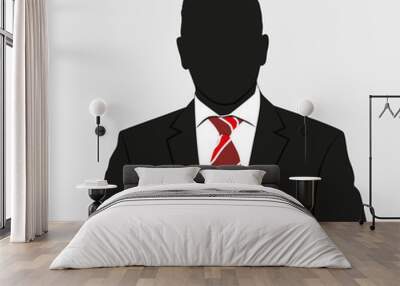 Business man. Vector. Wall mural