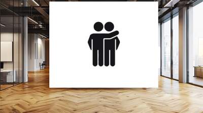 friendship icon vector Wall mural