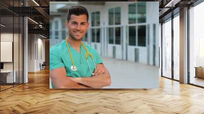 Healthcare work with arms crossed  Wall mural