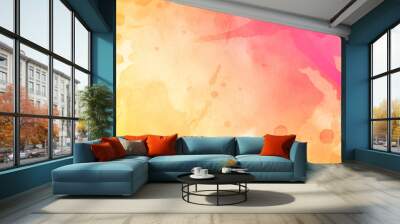 Abstract colorful watercolor background for graphic design Wall mural