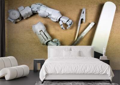 Tools for models made Wall mural