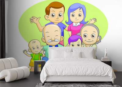 my family Wall mural