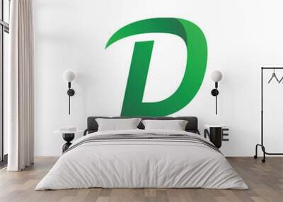 d logo Wall mural