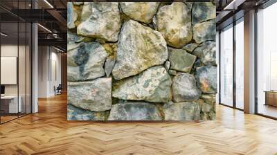 Full Frame Background of Stone Wall Texture Wall mural