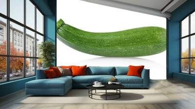 fresh zucchini isolated on white background Wall mural