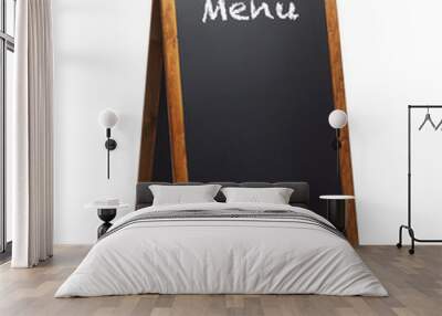 Empty menu board Wall mural