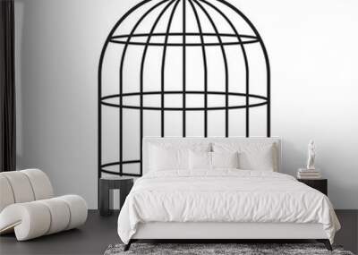 bird cage icon design Wall mural