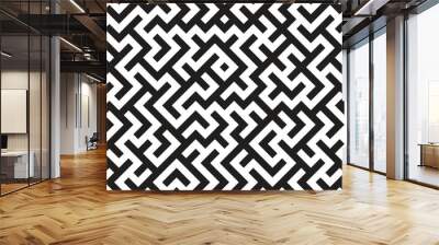 seamless geometric pattern Wall mural