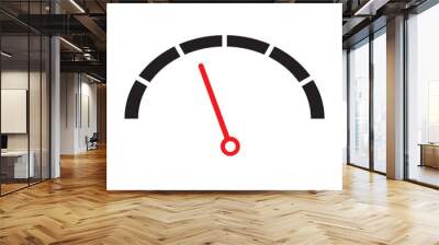 Speedometer icon Wall mural