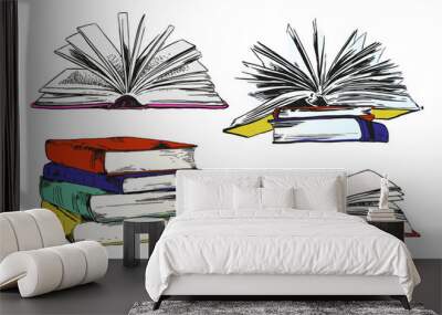 Books And Pics Albums Wall mural