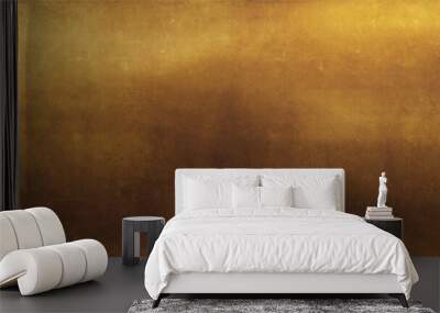 old grunge copper bronze,  golden rusty texture, dark black background	 Wall mural