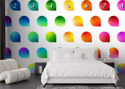 bullet point Wall mural