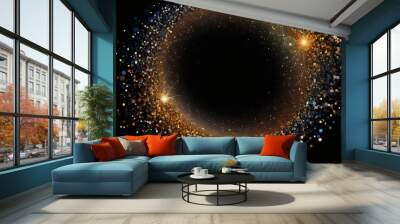 solar illustration glob space glow night star black astronomy background ring light eclipse planet sun Luxurious earth star various sky dark moon universe blue bright abstract glitter circle cosmos Wall mural