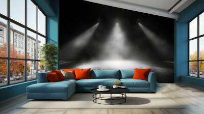 spotlight nature beam awe ray award Spotlight magic fog texture light spiritual floor illustration Divine mystery background light dynamic fire Stock divine isolated explosion rays dark beam smoke Wall mural