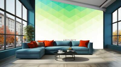 Abstract background with a pattern of triangles. Space for text. Wall mural