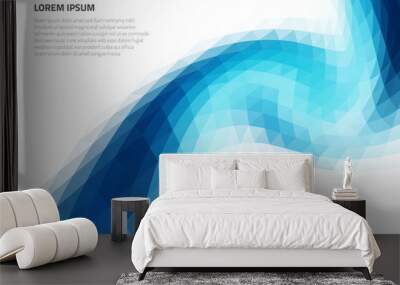 Abstract background with geometric texture. Distortion of space. Backgrounds for presentations and printing. Wall mural