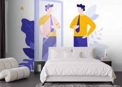 abstract character concept Wall mural