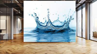 Photo of a water splash Wall mural