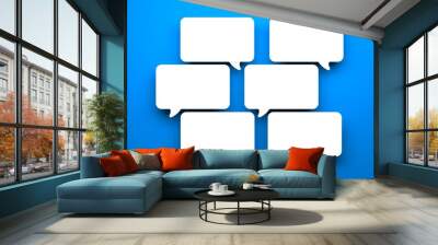 Speech bubbles Wall mural