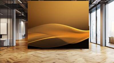 Abstract background with geometric gold shapes, horizontal image featuring triangular facets and a metallic, luxurious aesthetic, ideal for a banner with space for text

Abstract geometric blur Wall mural