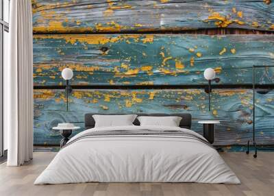 Background of old wood texture Wall mural