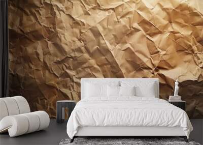 Brown paper sheet textured paper background Wall mural