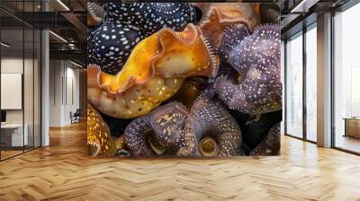 Sea cucumbers exhibited for sale Wall mural