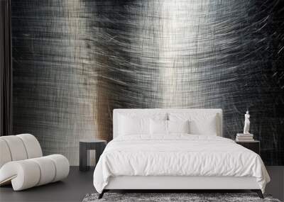 Texture of stainless steel or metal background Wall mural