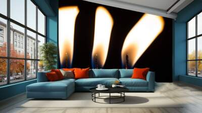 Candles Flame Abstract Wall mural