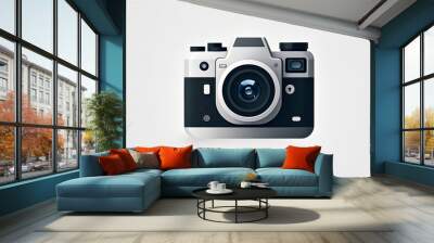 Camera icon, Flat illustration of vector icon PNG Wall mural