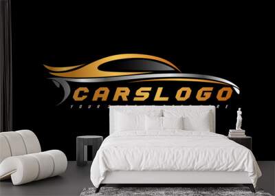 set of automotive logo. vector cars dealers, detailing and modification logo design concept illustration Wall mural