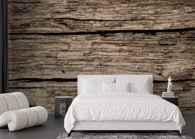 Old Wooden Background Wall mural