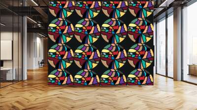 seamless geometric pattern Wall mural