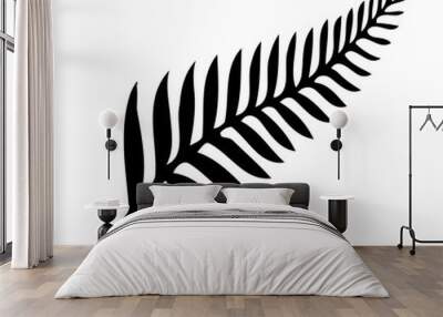 Silver Fern of New Zealand Wall mural