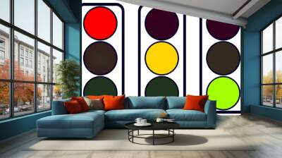 Traffic Lights Wall mural