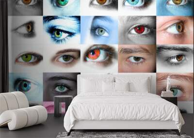 yeux Wall mural