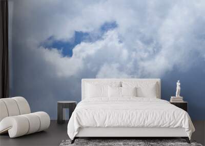 a blue sky with clouds for background Wall mural