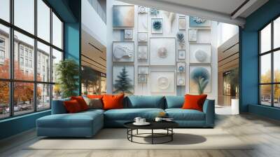 A wall with art on it creative optimized informative. Wall mural