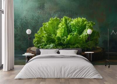 Lettuce on board Wall mural