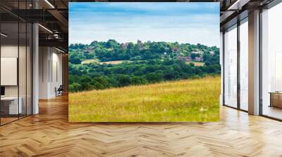 The village of Goudhurst in Kent near Tunbridge Wells Wall mural