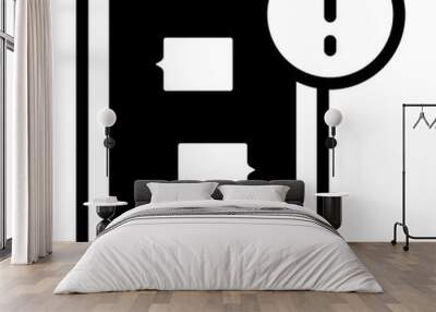 icon chat dualtone Wall mural