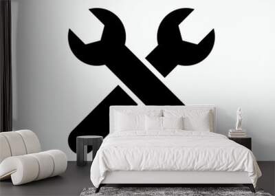 Wrench Icon - Vector, Sign and Symbol for Design, Presentation, Website or Apps Elements.    Wall mural