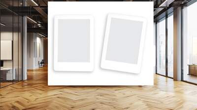 
two ebook with white background. design mockup Wall mural