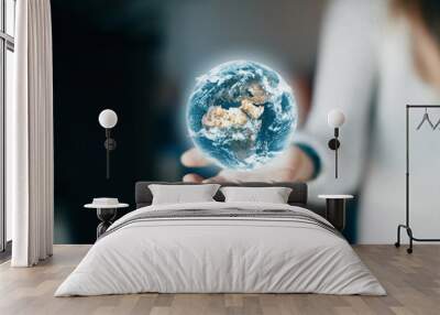 World in your hands Wall mural