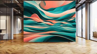 Different type of abstrac Wall mural