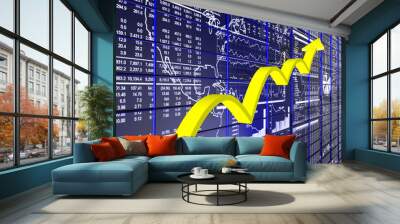 Growing Graph Wall mural