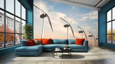 wind turbines Wall mural