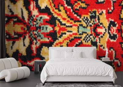 abstract colorful background arabian carpet texture Wall mural