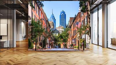 Streets of Philadelphia Wall mural